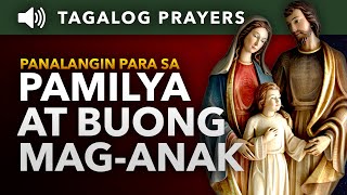 Panalangin para sa Pamilya at Maganak • Tagalog Prayer for Family [upl. by Notlaw]