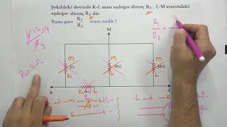 Harflendirme ile Eşdeğer direnç bulunması Pratik yol  Elektrik Devreleri [upl. by Nigel53]