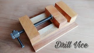 Making A Drill Press Vice  How To Make Wooden Vice [upl. by Kalinda]