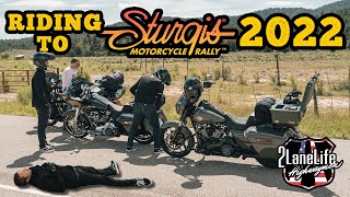 Epic Journey to the 2022 Sturgis Motorcycle Rally  Day 2  Harley Road Trip [upl. by Tadeas88]