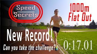 Sub 3 minute 1k Top athlete shows how to run 1km time trial FAST Are you up to the challenge [upl. by Alohs]