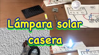 Lámpara solar casera de 37v a 12v muy simple paso a paso [upl. by Lavina]