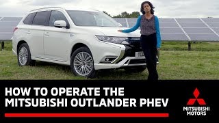 How To Operate the Outlander PHEV  with Konnie Huq [upl. by Hiroko634]