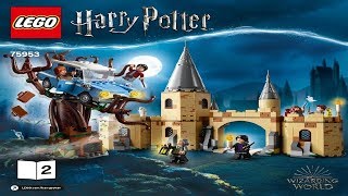 LEGO instructions  Harry Potter ™  75953  Hogwarts Whomping Willow Book 2 [upl. by Godfree]