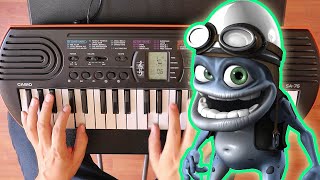 Tocando Crazy Frog REMIX con Mini Teclado Casio SA76 [upl. by Hannahsohs]