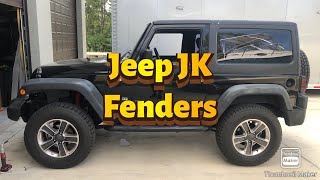 Remove and install Jeep JK fenders [upl. by Jansson]