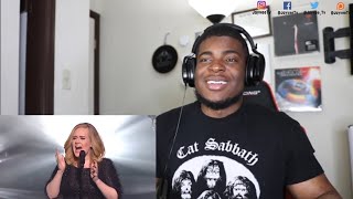 WOW IS THIS REAL Adele  Hello LIVE REACTION [upl. by Damha]