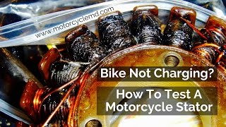 How To Test A Motorcycle Stator [upl. by Onaicilef536]