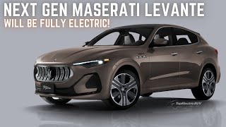 Confirmed Next Gen Maserati Levante Will Arrive In 2025 and Be Fully Electric [upl. by Kimble]