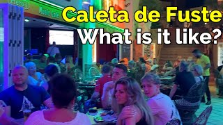 Is THIS The Busiest Bar in Caleta de Fuste Fuerteventura 2022 [upl. by Ynnod]