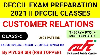 dfccil customer relations 5dfccil executive operations and bddfccil previous year papdfccil class [upl. by Lehcer913]