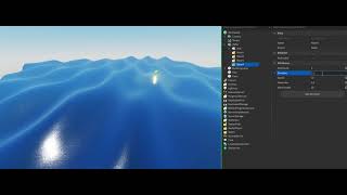 Summed GerstnerTrochoidal waves in roblox [upl. by Aneej539]