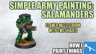 Salamanders Fast Quick Army Painting Method How I Paint Things [upl. by Hasheem]