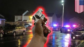 Connecticut shooting gunfire at Trumbull Gardens apartment complex kills 1 injures 8  TomoNews [upl. by Seldan395]