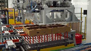 Automation of transport  palletization and storage processes At INDROL Sp z oo Sp k by PROMAG [upl. by Lihp102]