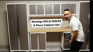 NewAge BOLD SERIES 8 Piece Cabinet Set  Garage [upl. by Mastrianni]