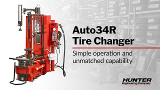 The Hunter Auto34R™ Tire Changer [upl. by Allyn455]