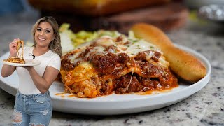 Nothing Beats HOMEMADE LASAGNA You Will Be SURPRISED How Easy It Is [upl. by Atalie]