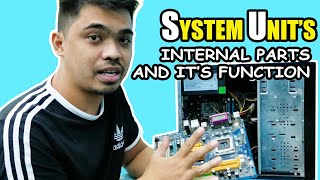 INTERNAL PARTS OF A SYSTEM UNIT AND ITS FUNCTION [upl. by Yenffad]