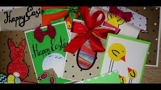 Ręcznie robione kartki na Wielkanoc  Easter Cards DIY [upl. by Yelwah]