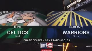 Celtics vs Warriors NBA On TNT IntroTheme  121923 NBA 2023 [upl. by Elurd]