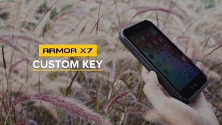 How To Use The Custom Key On Ulefone Armor X7 [upl. by Montanez497]