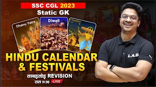 Important Hindu Calendar amp Festival  SSC CGL 2023 में पूछे जाने वाले Important सवाल  Static GK LAB [upl. by Addia524]