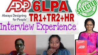 ADP Interview TRHR Experience2023 Recruitment process [upl. by Rheta]