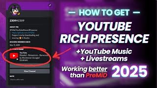 2024 How to Show YouTube and YouTube Music as a Rich Presence Status on Discord [upl. by Sac]