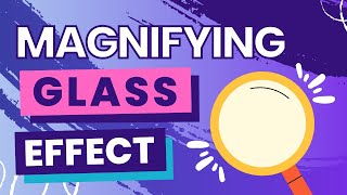 How To Create A Magnifying Glass Effect In Canva [upl. by Ikkim]