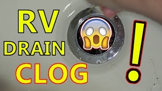 How to UNCLOG an RV Shower Drain [upl. by Hilaire]