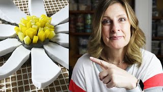 HOW TO PIQUE ASSIETTE MOSAIC FLOWERS  Tools Substrate How to Cut  Tile [upl. by Dleifxam]