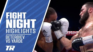 Artur Beterbiev Makes it 19 Wins 19 KOs with Great Win Yarde to retain belts  FIGHT HIGHLIGHTS [upl. by Itaws]