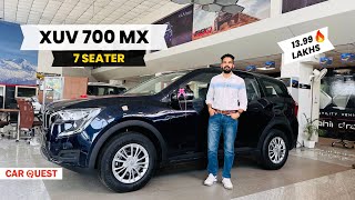 2024 Mahindra XUV 700 MX 7Seater Walkaround  Car Quest [upl. by Aneerol271]