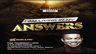 I AM LIVING IN MY ANSWERS PART 3  MIDWEEK SERVICE  13TH FEBRUARY 2025 [upl. by Strawn]