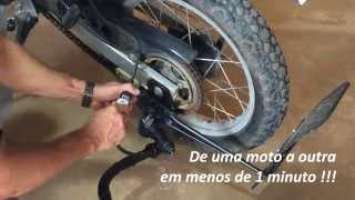 Carretinha para Moto  Motopratico  Engate Rapido [upl. by Llenwad330]