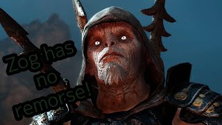 Zog doesnt care that I lost my fight pits Shadow of War Gameplay [upl. by Charis]