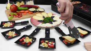 Kiwi KG5816 Raclette Grill French [upl. by Neivad126]