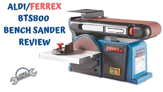 Ferrex Aldi Belt And Disc Sander Review  One Year Of Ownership [upl. by Oshinski]