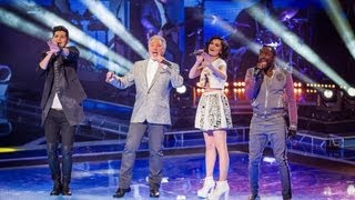 The Coaches Perform Beautiful Day  The Voice UK  Live Shows 1  BBC [upl. by Lorrimer]