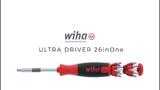 Wiha Ultra Driver 26inOne Multi Bit Screwdriver [upl. by Aicenav]