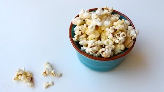 How To Make Perfect Stovetop Popcorn  Easy Kids Recipes  Kidspot [upl. by Ervine]