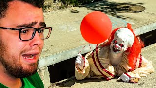 Reacting to PENNYWISE but IN REAL LIFE [upl. by Eimaj34]