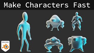 Make Characters Fast With The Skin Modifier In Blender [upl. by Harman]