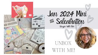 UNBOX January 2024 Mini amp Saleabration Stampin Up Sneak Peek [upl. by Zielsdorf]