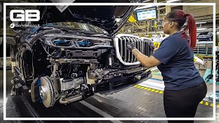 BMW X7 Production 🇺🇸 USA Car Factory Manufacturing Process [upl. by Jermain478]