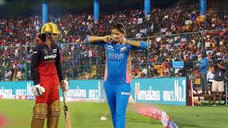 Rcb loudest chants noise make Harmanpreet Kaur amp Smriti Mandhana stunned closed ear at Chinnaswamy [upl. by Nitsur725]