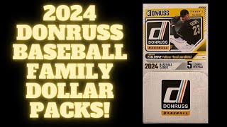 2024 DORNUSS BASEBALL FAMILY DOLLAR PACKS PAUL SKENES YELLOW FLOOD HUNT [upl. by Clemente]