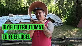 Upcycling DIY Futterautomat für Hühner Enten und andere Geflügeltiere [upl. by Andel]