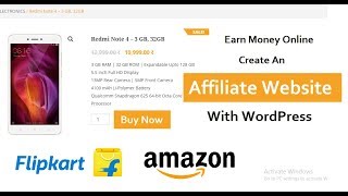 How To Create An Affiliate Website With WordPress  Flipkart Affiliate Website [upl. by Chae]